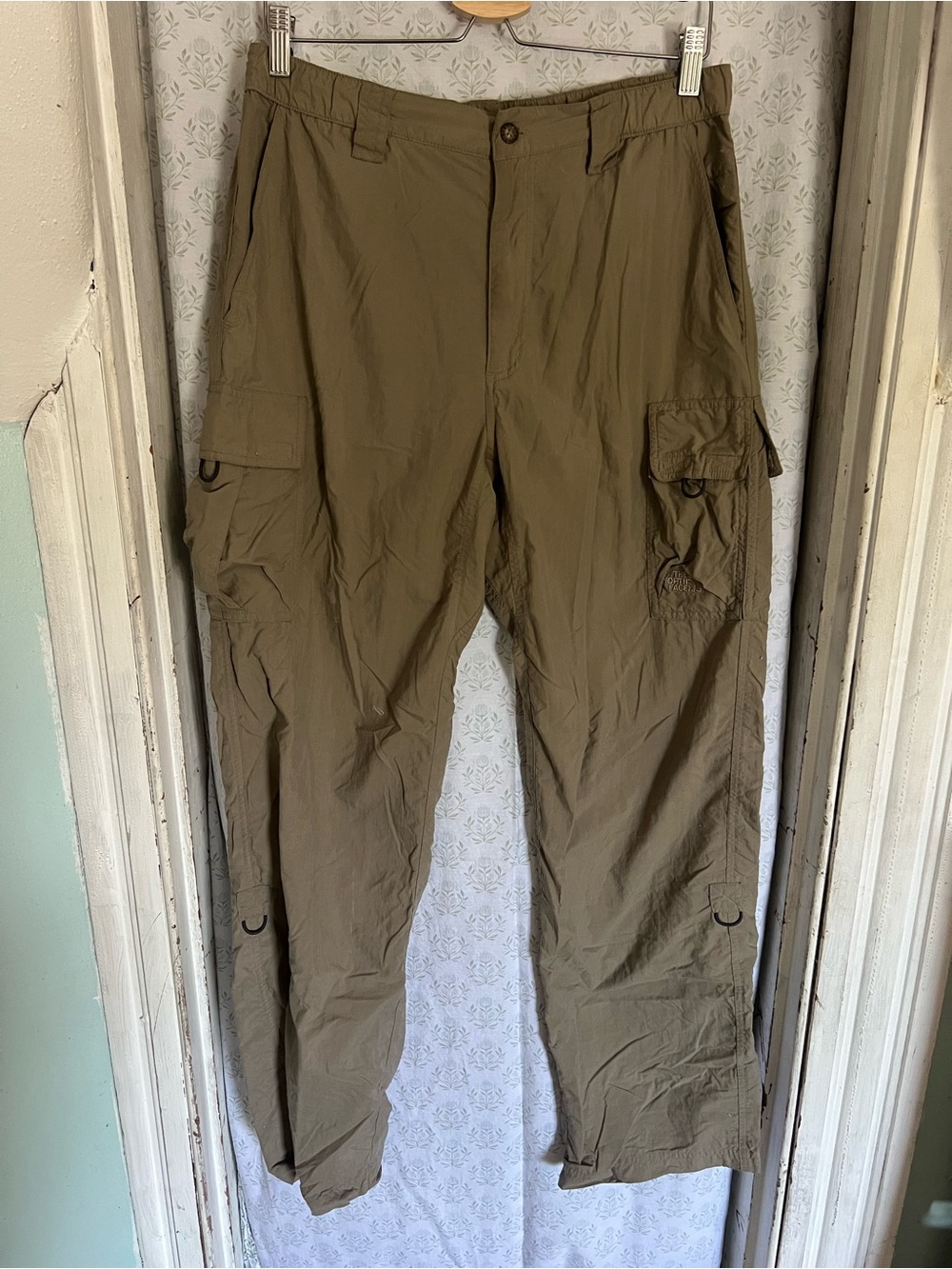 North Face Cargo Pants in Olive Green